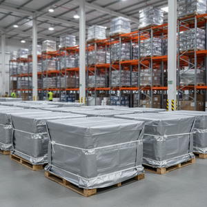 Lona de Protección de Mercancías de Tela de Poliéster de Alta Resistencia, 100% Impermeable, Lona de Protección de Mercancías de Alta Resistencia - Product Image 1