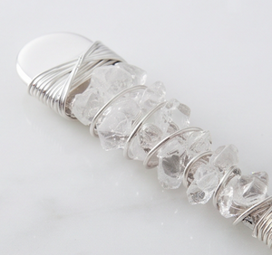 Couteau à fromage en acier inoxydable avec manche recouvert de perles de cristal, ustensile à beurre pour la cuisine - Product Image 2
