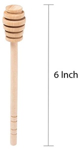 ช้อนตักน้ำผึ้งไม้ธรรมชาติสำหรับใช้ในครัว - Product Image 4
