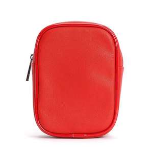 Pochette de chasse unisexe Econex Sports en PU rouge souple avec bandoulière arquée détachable et fermeture éclair, moins de 21L - Product Image 3
