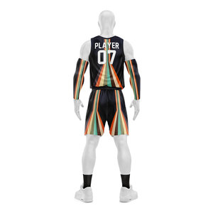 Ensemble de shorts et maillot de basket-ball de performance supérieure, uniforme de sport à séchage rapide avec impression personnalisée du logo et du numéro - Product Image 6