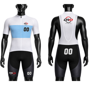 Ensemble maillot et short de cyclisme Orvo Sports unisexe pour adulte, orange et noir, respirant, manches courtes, pour vélo de route, course, équipe personnalisée, OEM - Product Image 6