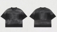 Groothandel fabrikant van custom vintage sun-faded oversized gebreide biologische katoenen anti-kreuk digitale print t-shirts
