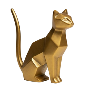 Figurines d'animaux Sobar uniques finies en or, décoration esthétique Feng Shui pour la pièce, statue de cerf, ornement, décoration intérieure, sculptures - Product Image 5