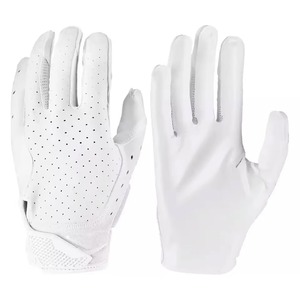 Top Custom Made Breathable Anti Slip Printed Polyester American Football <b>Gloves</b> Hook Loop Closure Your Own Design Sports <b>Gloves</b> - Product Image 1