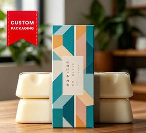 Boîte d'emballage de savon pliable de qualité supérieure avec personnalisation de marque OEM/ODM disponible, options de forme personnalisées - Product Image 1