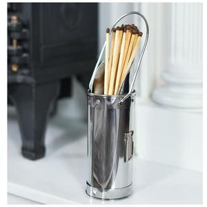 Porta Cajas de Cerillas Metálico, Porta Cerillas Negro Antiguo, Porta Cerillas Rústico de Madera, Caja Decorativa para Guardar Cajas de Cerillas - Product Image 4