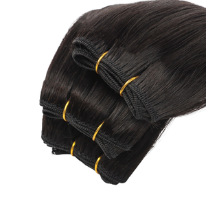Extensiones de Cabello Humano Virgen Brasileño Remy, Doble Trama, 12 Pulgadas, Sin Procesar, Ondulado Profundo, Liso Rizado, Precio al por Mayor - Product Image 2