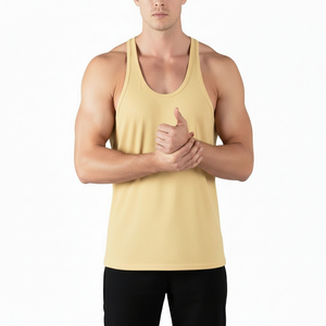 Mens Mesh Gym <b>Singlet</b> Sleeveless Tank Top Breathable Training Vest Lightweight Workout Shirt Fitness <b>Running</b> Bodybuilding Sports - Product Image 5