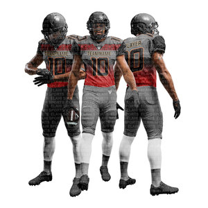 เสื้อกีฬาซับลิเมชั่นคุณภาพสูงขายส่ง แพ็คเกจชุดฟุตบอลอเมริกันสำหรับผู้ใหญ่ รับทำโลโก้ตามสั่ง ป้องกันแบคทีเรีย - Product Image 2