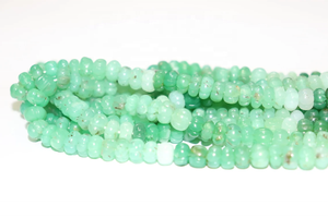 Crisoprasa suave tallada Rondelle forma cuentas 13 mm 17 pulgadas piedra preciosa Natural - Product Image 2