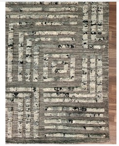 Alfombra de Lana Suave con Diseño Tradicional Rojo, Hecha a Mano, para Dormitorio o Sala de Estar, Acabado Elegante - Product Image 3