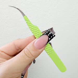 Ensemble de pinces à cils en acier inoxydable de haute précision, pinces spéciales pour artistes maquilleurs débutants, pinces pour greffe de cils - Product Image 6