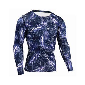 Chemises de compression pour hommes, dernière tendance, vente chaude, vêtements de fitness confortables, 100% coton - Product Image 3