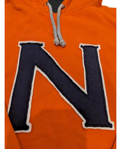 Sudaderas con capucha de talla grande Diseño bordado desgastado de alta calidad Sudaderas mezcladas de algodón básicas de invierno - Product Image 2