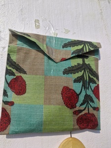 ชุดนอนผ้าฝ้ายสำหรับผู้หญิง ลายพิมพ์นามธรรม นุ่ม ระบายอากาศดี ชุดนอนลำลอง ชุดเซ็ตติดกระดุม - Product Image 5