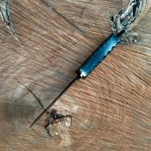 Nouveau Couteau de Chasse et de Camping DIY en Acier Damas de Haute Qualité, Fait Main, 8 Pouces, Lame Droite 5mm, Manche en Bois, Revêtement Poudré, OEM - Product Image 6