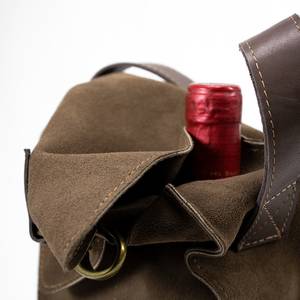 Porta Botellas de Vino de Cuero Genuino con Impresión Personalizada, Venta al Por Mayor, Bolsa de Cuero de Lujo para una Sola Botella, para Viaje, LEB-0064 - Product Image 6