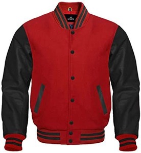แจ็คเก็ตวาร์ซิตี้แฟชั่นล่าสุด ขายส่ง แจ็คเก็ตเบสบอลผู้ชายแบบกำหนดเอง - Product Image 3