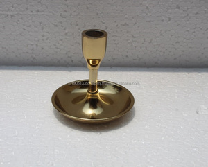 เชิงเทียนสีทองขนาดเล็กแบบกำหนดเองสำหรับตกแต่งเชิงเทียนที่มีคุณภาพสูงที่วางเทียนและขวดโหล - Product Image 1