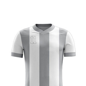 Uniformes de Fútbol Sublimados Personalizados de Alta Calidad, Camisetas de Fútbol de Manga Corta de Secado Rápido con Cuello Redondo, 100% Poliéster - Product Image 4
