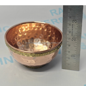 Quemador de Incienso Artesanal de Cobre Ecológico con Acabado Antiguo y Diseño Martillado, Tazón para Ofrendas, Decoración para el Hogar, Regalo - Product Image 3