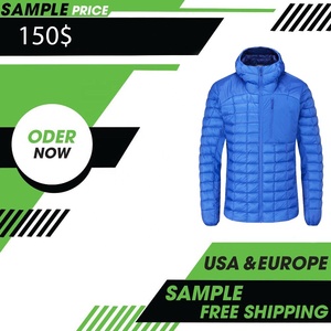 Veste d'hiver légère pour homme, à capuche, zippée, en duvet, imperméable, respirante, de haute qualité - Product Image 5