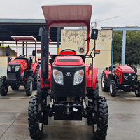 SHANDONG QILU CE EPA Moteur Vente à Chaud 4WD 4 Cylindres Moteur 25hp 50hp 75hp 100hp Mini Tracteur pour l'Agriculture