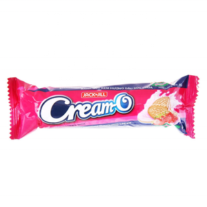 Wholesale Strawberry Cream Sandwich Cookies 85g Cream O Brand Sweet <b>Biscuit</b> Snack Competitive Price Export - Product Image 1