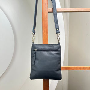 Bolso bandolera de vaquera occidental para mujer, bolso de cuero de vaca genuino cosido a mano para móvil, bolso bandolera bohemio occidental - Product Image 5