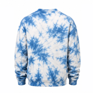 Sweat-shirt Shibori Tie Dye, col rond, toucher doux, pull personnalisé, fabricant en gros, mode, confort, streetwear, vêtements décontractés - Product Image 2