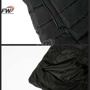 Chaqueta Acolchada Unisex OEM al Por Mayor, Precio Económico, Nuevo Diseño, con Logotipo Personalizado, Chaqueta Acolchada con Cremallera y Resistente al Viento para Mujer - Product Image 6