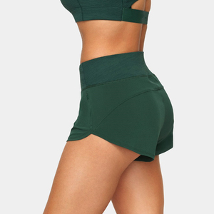 Shorts Deportivos de Cintura Alta para Mujer con Bolsillo Oculto, Shorts de Gimnasio, Shorts de Yoga Elásticos, Proveedor OEM - Product Image 3