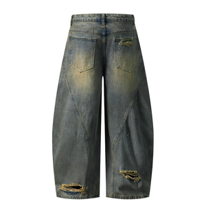 High Quality Lightweight <b>Men's</b> Denim <b>Jeans</b> Custom Color & Logo Breathable Eco-Friendly Straight Leg Casual <b>Jeans</b> - Product Image 2