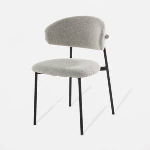 Chaise de salle à manger Vandana Zentrix Vento Taupe avec un design ergonomique moderne et un confort premium - Product Image 3