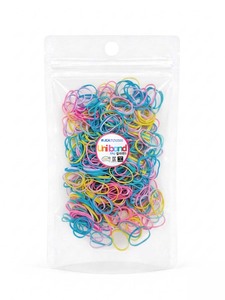 Élastiques à cheveux Unibond TPU, couleurs pastel, fabriqués en Corée, style simple, unisexe, usage quotidien, emballage en sachet OPP. - Product Image 1