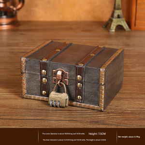 Caja <span class=keywords><strong>de</strong></span> madera para almacenamiento <span class=keywords><strong>de</strong></span> joyas Vintage y envejecida, caja <span class=keywords><strong>de</strong></span> almacenamiento decorativa para collar y caja <span class=keywords><strong>de</strong></span> almacenamiento <span class=keywords><strong>de</strong></span> joyas, superventas - Product Image 3