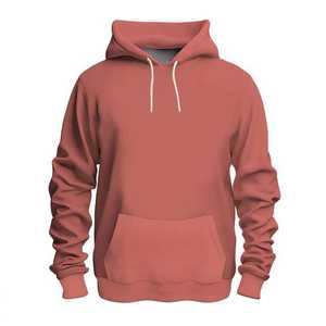 Sudadera con Capucha de Invierno para Hombre, 100% Algodón, con Cierre, Bordado Personalizado, Impresión Puff, Diseño Sólido Antienvejecimiento, Forrada - Product Image 1