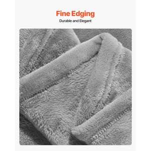 Coperta in Maglia Grigia Accogliente King Size 108 X 90 Pollici, Plaid Leggero e Morbido per Letto, Caldo per Tutte le Stagioni - Product Image 6
