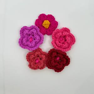 Petit Écologique 100% Coton DIY Artisanat Couture Décoration Dentelle Française Bord Festonné Garnitures Crocheté 1.3cm Largeur Daisy Floral - Product Image 4