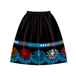Jupe en coton brodée taille haute de haute qualité pour femme, style décontracté, nouvelle collection automne, idéale pour les fêtes - Product Image 2