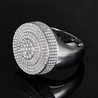 Bague en Moissanite Certifiée GRA, Argent Sterling 925 Plaqué Or 18K, Bijoux de Luxe Unisexe pour Hommes, Femmes et Enfants, Mariage, Fiançailles