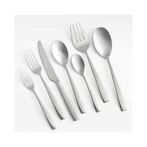 Hammered Hollow Handle Silver Plated Stainless Steel <b>Cutlery</b> Set Forks Spoons Knives Tableware Steel <b>Cutlery</b> Set - Product Image 5