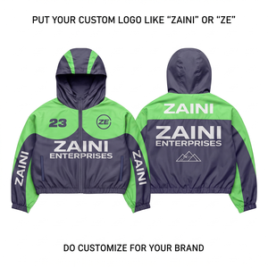 Premium 95 GSM <b>Canvas</b> Polyester Windbreaker Jacket Custom Logo Waterproof Breathable Winter Men's High Street Style Turn-down - Product Image 1