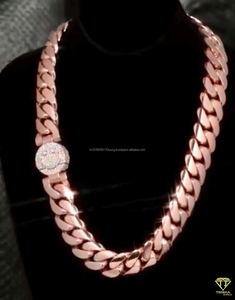 Cadenas Cubanas Personalizadas de Hip Hop, 12 mm de Ancho, con Incrustaciones de Diamantes, Plata de Ley 925, con Certificado de Autenticidad, Diamantes Moissanite VVS - Product Image 1