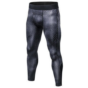 Ensemble de sport pour hommes 2022 : Leggings de compression personnalisables avec logo, respirants, coupe-vent et antibactériens en Spandex/Polyester - Product Image 3