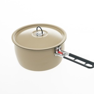Ustensiles de cuisine d'extérieur, poêle antiadhésive, pot portable avec revêtement en téflon, pot à soupe, ustensiles de cuisine pliables en deux parties - Product Image 5