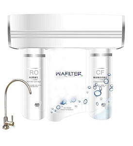 Système d'osmose inverse à flux direct électrique RO 600 GPD sans réservoir sous l'évier en plastique système de purification d'eau à 3 étages pour la maison - Product Image 1