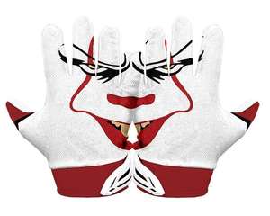 Gants de football américain personnalisés imprimés antidérapants à doigts entiers avec sangle de poignet réglable pour usage unisexe NOVERA INDUSTRIES - Product Image 3