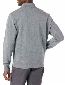 Sweat-shirt polaire OEM pour homme, 1/4 zip, 100 % coton, chaud et doux, idéal pour l'hiver, l'entraînement, le golf, designs personnalisables, teinture unie - Product Image 6